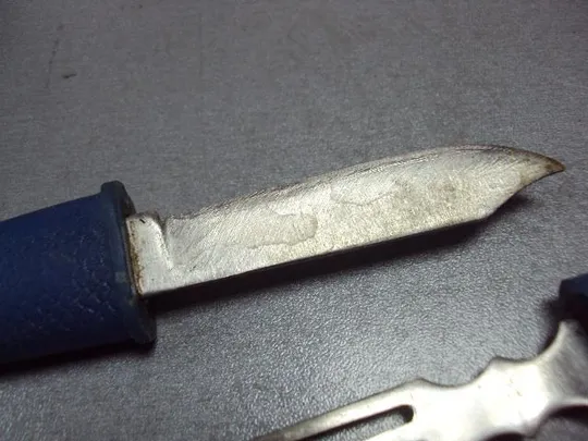 Туристический набор щука нож и вилка рыба щучка г. Киев завод Сокол нержавейка №11029 Продаж