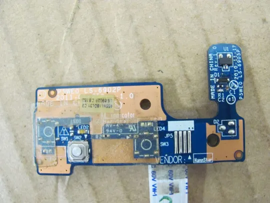 473-17 плата кнопки вкл LS-6902P NBX0000UV00 для ACER V3-571 V3-571G E1-531 E1-531G E1-571 E1-571G оригінал З аукціону