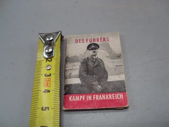 Памятка пропаганда Рейх солдату карманная книжечка прокламация Лидеры бой во Франции №13841 Ціна