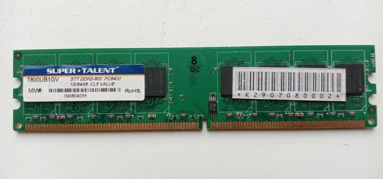 Планка памяти SST DDR2-800 PC6400 1G/64X8 CL5 VALUE Рабочая б/у Де купити