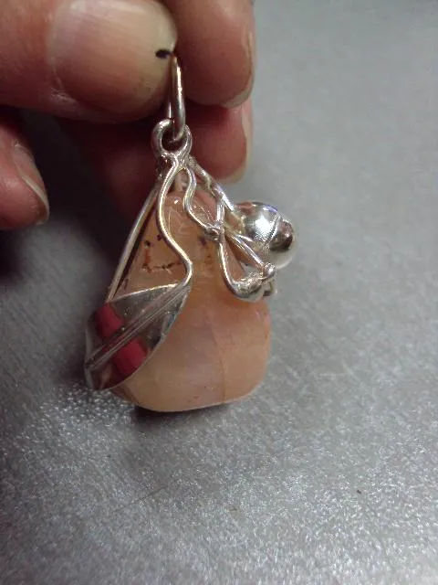 Подвеска кулон агат желудь с листочками авторская работа серебро 925 проба Украина 12,03 г №11899 Характеристики