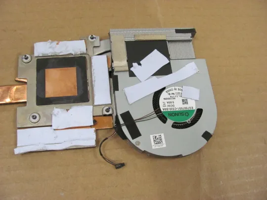 861-4 сисьема охолодження AT30O003ZAL 01Y5D1 для DELL Precsion 7560 M7560  оригінал в Україні