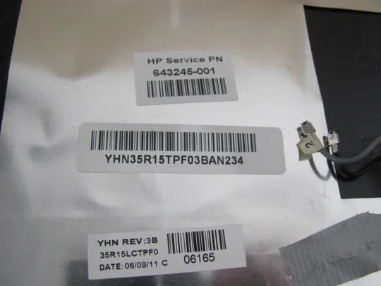 438-4 Кришка матриці 643245-001 35R15LCTPF0  для   HP Pavilion G6 G6-1000  оригінал З аукціону