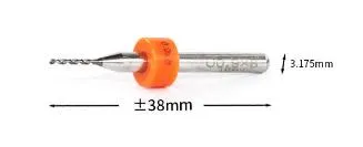 Купити Сверла твердосплавные 1.0 мм для печатных плат. Карбид вольфрама.