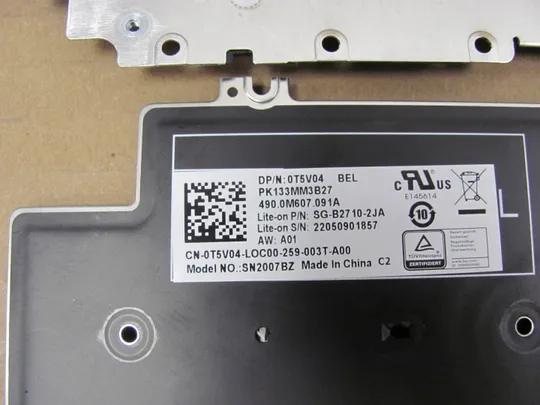 755-14 клавіатура роболча з підсвіткою 0T5V04 PK133MM3B27 для  Dell Latitude 5530 E5530 5531 Precision 3560 3561 оригінал Характеристики