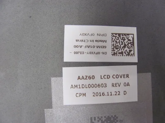 597-1 кришка матриці 0FVX0Y AM1DL000603 для Dell Latitude E7470 7470 оригінал в Україні