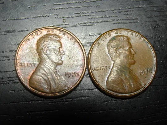 1 цент США 1970 (два різновиди) Ціна