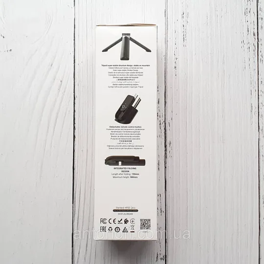 Купити Селфі штатив монопод Hoco K20 трипод з пультом Bluetooth Чорний