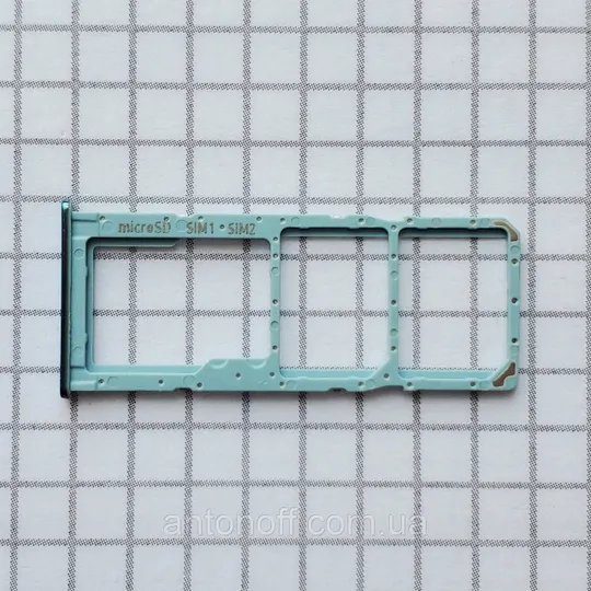 Тримач сім карти Samsung A515F Galaxy A51 для телефону синій оригінал з розборки Ціна