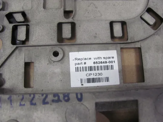 876-3 Кришка дно піддон корпуса 652649-001  для HP EliteBook 8560W 8570W  оригінал Торговий майданчик