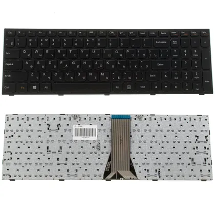 фото, Клавіатура для ноутбука LENOVO (G50-30, G50-45, G50-70, Z50-70, Z50-75, Flex 2-15) rus, black