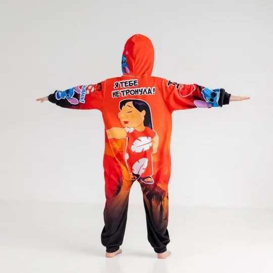 Кигуруми для детей до 3 лет 3D Лило и Стич Ребята №1 3879_0_98 16961 98 см Продаж