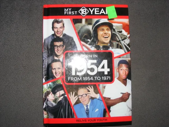 Книга &quot;My first 18 year Born in 1954/ From 1954 to 1971&quot;, Лондон-2024 год. Ціна