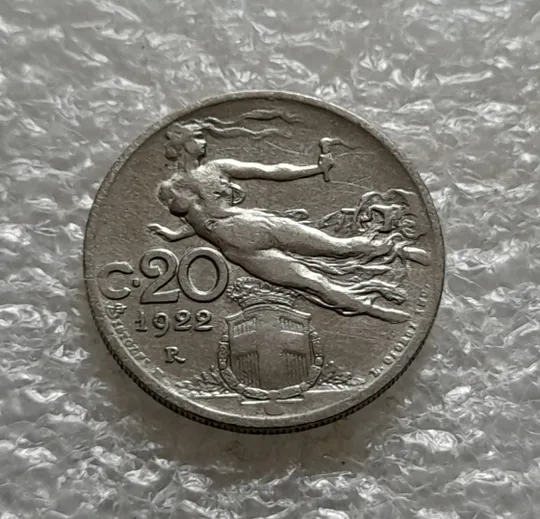 (906) 20 чентезимо 1922 Італія (Италия) Ціна