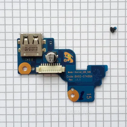фото, USB плата Samsung R513 / BA92-07488A для ноутбука оригінал з розборки