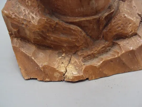 Фигура дерево статуэтка бюст козак авторский высота 18,5 см №13805 Характеристики