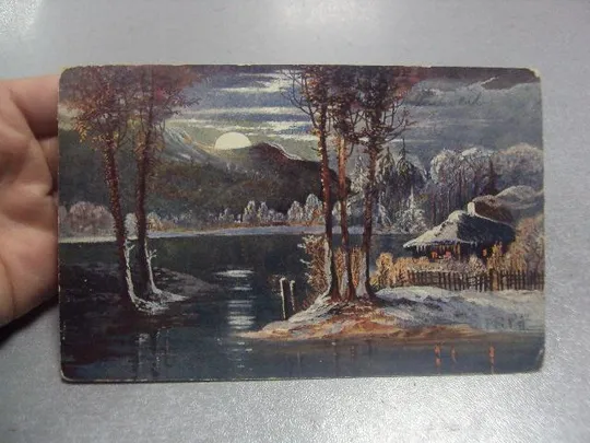 открытка зимний пейзаж австрия 1912 №1678 Ціна