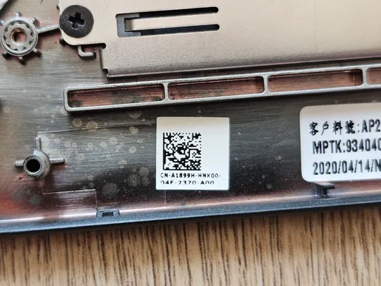 Топкейс палмрест Dell Latitude 5400 5401 A1899H 07TY79 06PR03 0KPFJH 0HPCPR Оригінал Характеристики