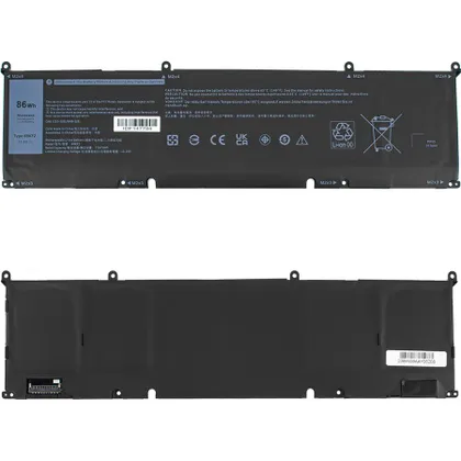 фото, Батарея для ноутбука DELL 69KF2 (XPS 9500, Alienware M15 R3, Alienware M17 R3) 11.4V 7167mAh 86Wh Black