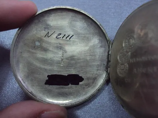 часы карманные remontoir ancre №41 (№2111) Характеристики