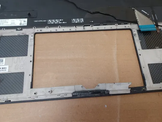 номер1051-6 корпус кришка 0TJP2V AQ3RH000112 з клавіатурою 0DYC5H PK33RH2A20  для Dell XPS 15 9500 9510 PRECISION 5550 5560 Палмрест корпус топкейс Верхня панель палмрест cover-C оригінал Продаж