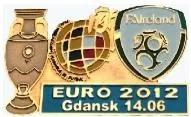 Футбол - матчевый значок из серии  "ЕВРО 2012" ИСПАНИЯ - ИРЛАНДИЯ Ціна