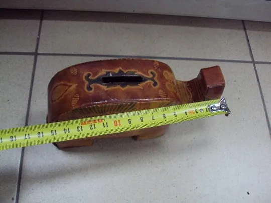 Фигура копилка слон кожа Индия размер 10 х 15,5 см №11004 З аукціону