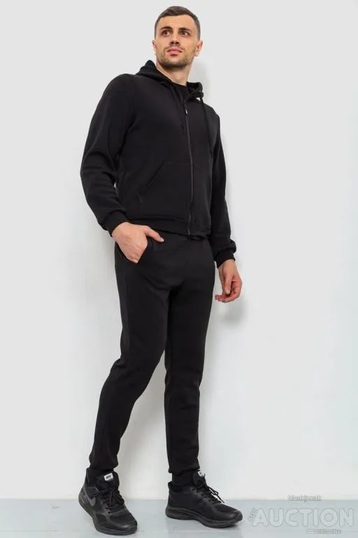 Спорт костюм мужский двухнитка, цвет черный, 119R200-5 З аукціону