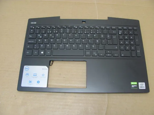 номер0949-8 Кришка панель палмрест 09K12Y 460.0H703.0002 з клавіатурою 0HP4KG для Dell G3 15 3500 3590 оригінал Ціна