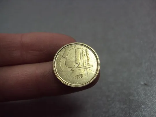 монета испания 5 песета 1998 №9281 З аукціону
