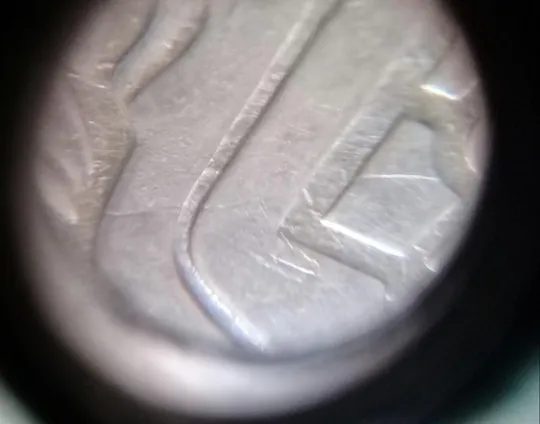 (2938) 50 копійок 1994 2АГ(а)м з розколами на аверсі (50 копеек 1994 2АГ(а)м брак трапеция) Інтернет-аукціон