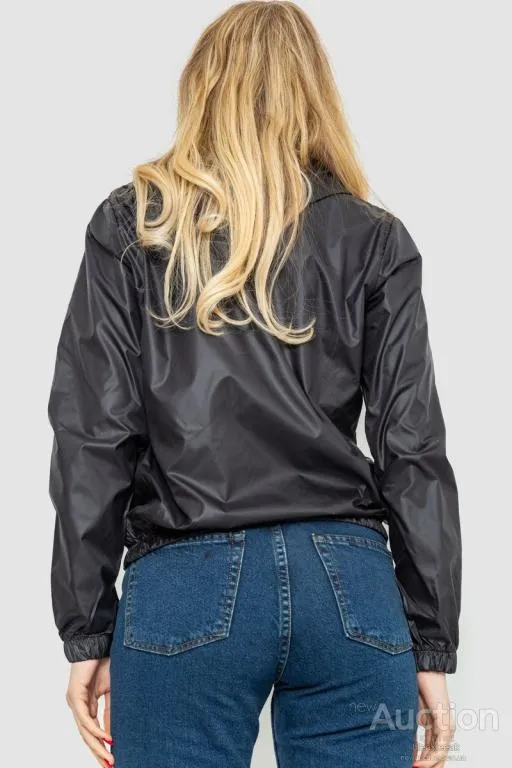 Ветровка женская, цвет черный, 177R007-10 Продаж