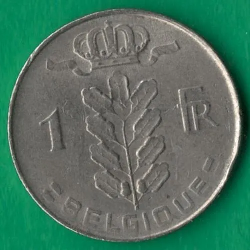 1 франк 1975 року Belgique [М] Ціна