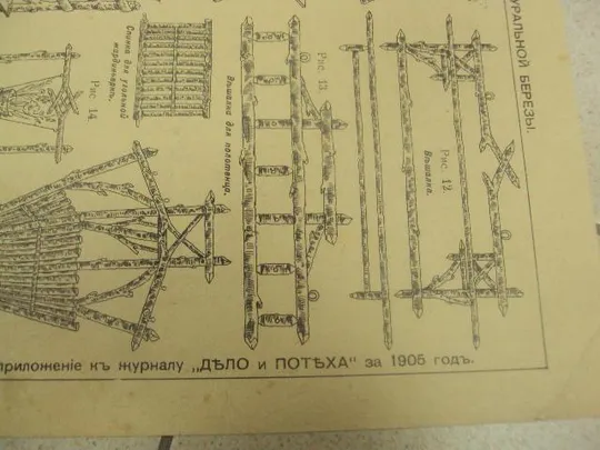 приложение к журналу Дело и Потеха №15 мебель для сада, беседки 1905 год №653 Продаж
