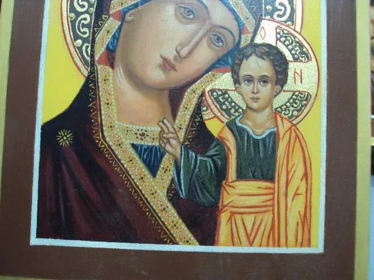 Иконы венчальная пара Богородица и Иисус Христос дерево икона 2,7 х 15,6 х 18,8 см лот 2 шт №13907 Характеристики