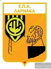 фото, значок футбол  ФК ЭПА Ларнака Кипр  (серия герб города и эмблема клуба)