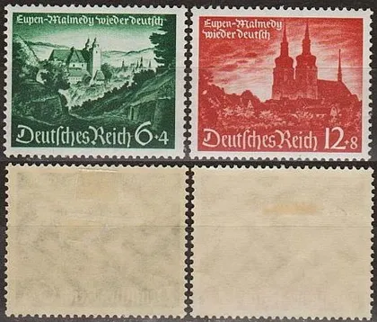 фото, 1940 - Рейх - Ейпен-Малмеді Mi.748-49 *