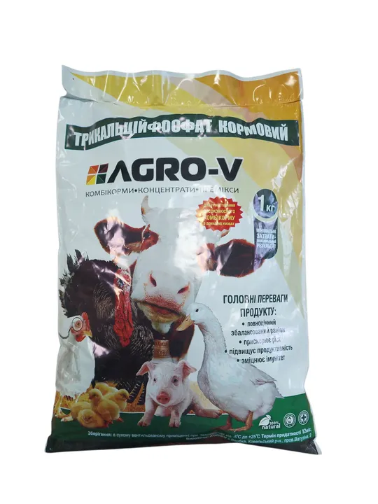 Трикальційфосфат Кормовий - ТМ Агро-В Ціна