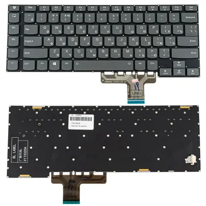 фото, Клавіатура для ноутбука LENOVO (Legion Y740-15IRH), рос, чорна, без фрейма, підсвітка клавіш (RGB)