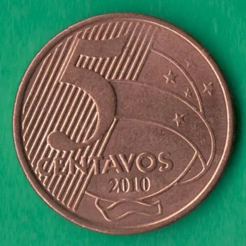 5 сентаво 2010 року Бразилія [КВ] Ціна