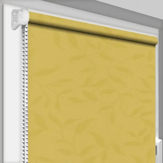 Рулонная штора Rolets Натура 1-1895-300 30x170 см открытого типа Желтая Ціна