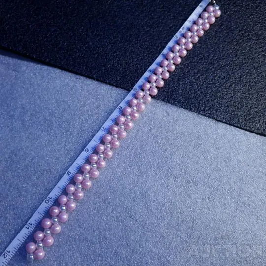 Чокер з намистин рожевий Продаж