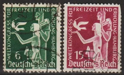 фото, 1936 - Рейх - Конгрес в Гамбурзі Mi.622-23