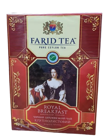 фото, Чорний чай листовий Farid Tea «Королівський Сніданок»