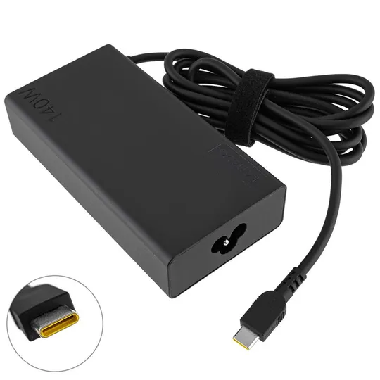 Купити Оригінальний Блок живлення для ноутбука LENOVO TYPE-C 140W, Black, RECTANGULAR