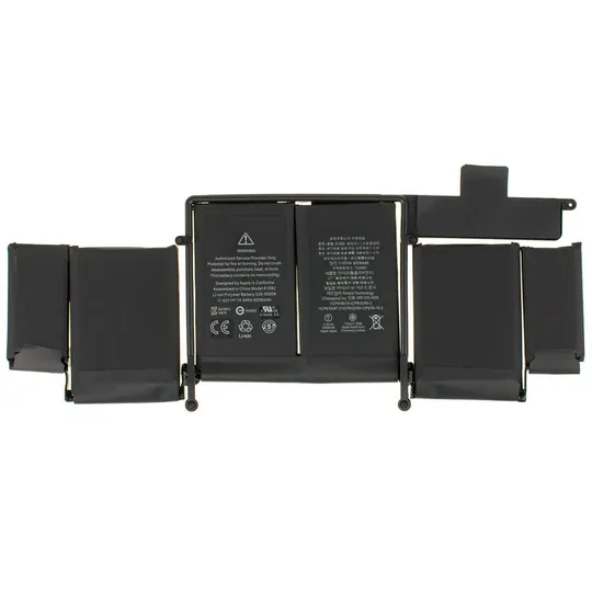 Оригінальна батарея для ноутбука Apple A1582 (A1502, MacBook Pro 13' Retina 2015 year) 11.42V 6559mAh 74.9Wh Black Ціна