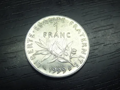 фото, 1 франк 1999 Франція
