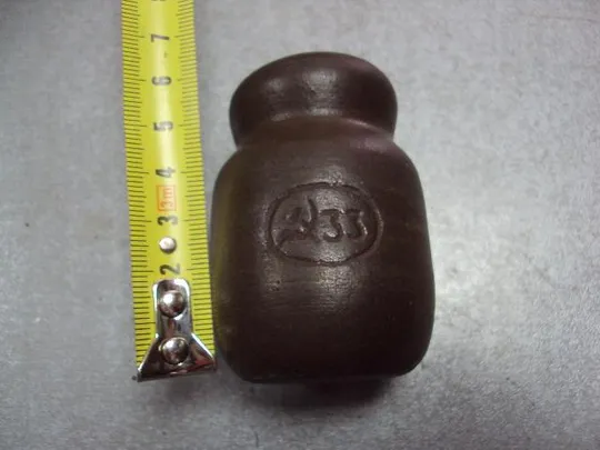 Гиря гирька 200 г клеймо ссср серп и молот 33 высота 6,5 см №11609 З аукціону