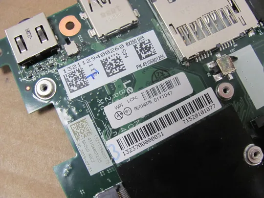 872-10 материнська плата BX260 NM-A531 01НЕ047 I7-6600U для Lenovo Thinkpad X260  оригінал Характеристики