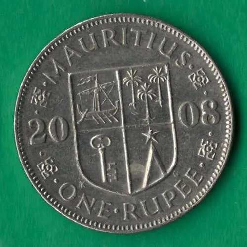 1 рупія 2008 року Маврикій [МШ] Ціна